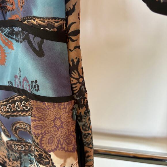 Y2K Fairy Pattern Babydoll Ethereal Top Whimsygoth Floral Stevie Nicks Medium - Picture 6 of 11